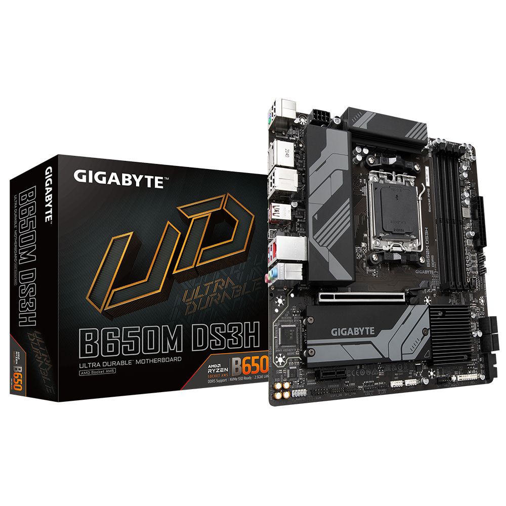 Bekijk afbeelding 6 van Gigabyte AM5 B650M DS3H - DDR5/2xM.2/DP/HDMI/µATX
